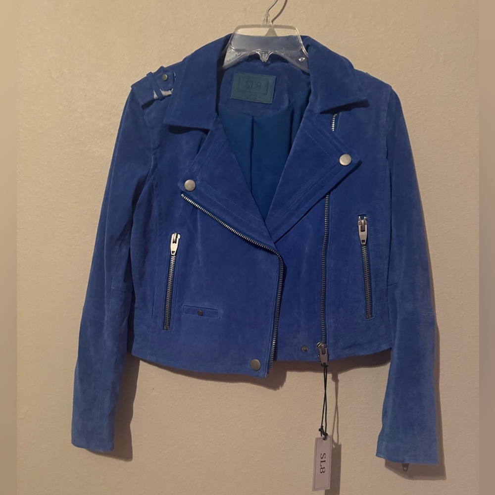 SL8 Blue Suede Jacket XS